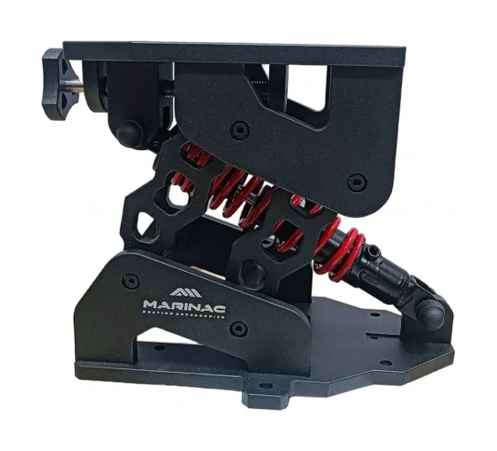Shock-absorbing pedestal